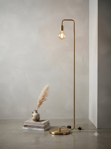 Habitat brass floor lamp - habitat,