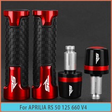 🛒2PCS For APRILIA RS 50 125 660 V4 CNC 7/8" 22mm Handle Grip Handlebar End