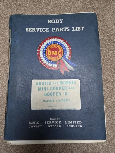 Bmc body service parts list - bmc,