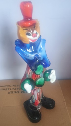 Beautiful glass clown - a,