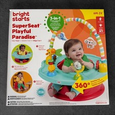 Bright Starts Superseat Playful Paradise - 3 In 1 - Brand New and Unopened 6M-2Y