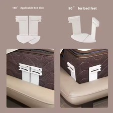 4-Pack Heavy-Duty Bed Sheet Holders with Lock Strips — Corner Fastener Straps