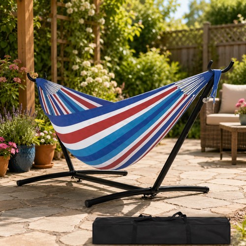 Portable double hammock bed - double,