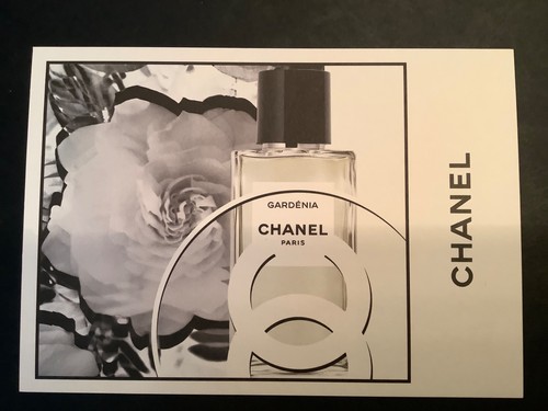 Chanel gardenia postcard - gardenia, from