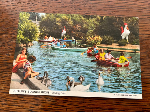 Vintage postcard butlins - postcard,