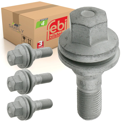 Citroen alloy wheel bolt - 4x,