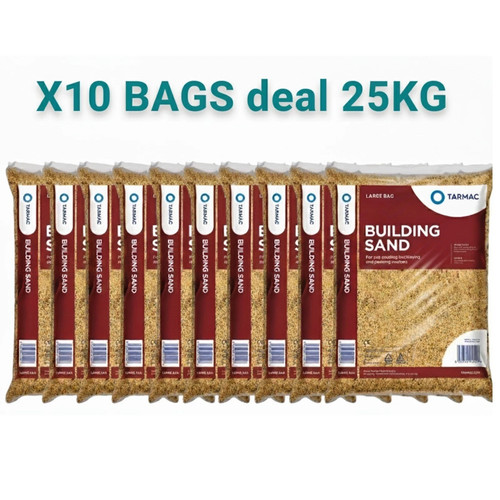 25kg tarmac building sand - 10,