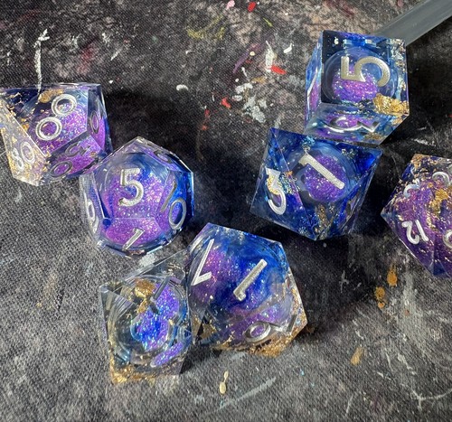 Liquid glitter purple - liquid,