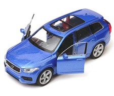 2015 Volvo XC 90 Swedish Family Car Model Blue Diecast Toy 1:34-1:39 Scale Welly