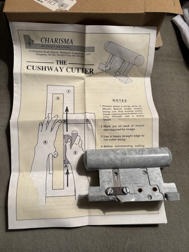 Cushway cutter for - cutter., mount