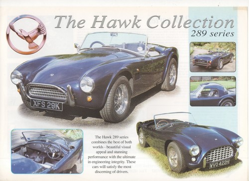 Hawk 289 series kit car - hawk, (ac