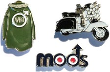 MODS Scooterist Badge Set