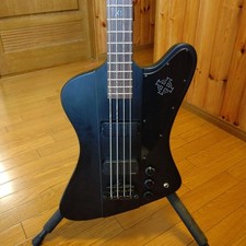 Epiphone Thunderbird Goth Bass Guitar with EMG Pickups Black Finish
