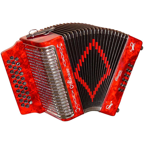 Alacran accordion al3112 red - accordion,