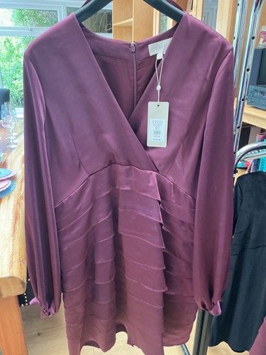 Coast purple shutter dress - coast,