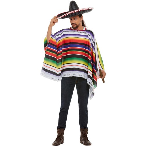 Smiffys mexican poncho - mexican,