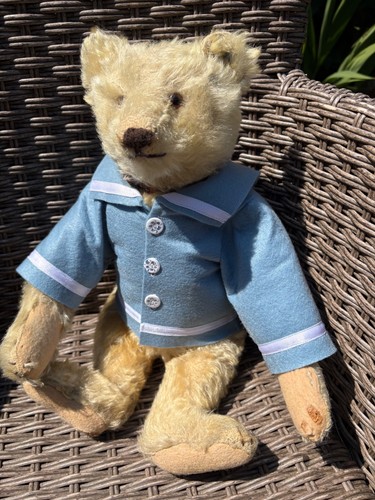 Antique steiff white teddy - antique, 16"