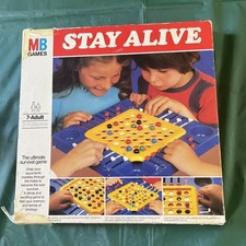 MB Stay Alive Board Game 1972