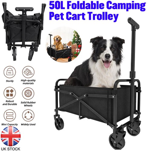 50l foldable pet trolley - foldable,