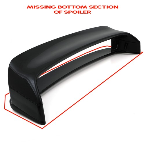 Wd77 gloss black rear spoiler - wd77,