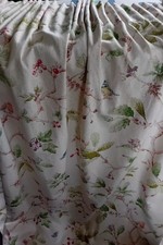 Quality Dorma Woodland Birds Curtains  137cm(54")L X 229 cm (90")W Cotton Linen 