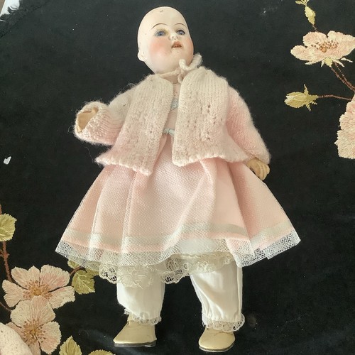 Bisque porcelain doll antique - bisque,