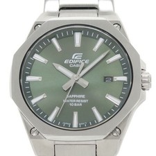 Casio EFR-S108DJ-3AJF Edifice Quartz Men's Watch Green Dial Analog SS From Japan