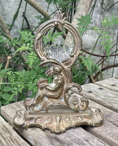 Antique cast brass pocket - antique,