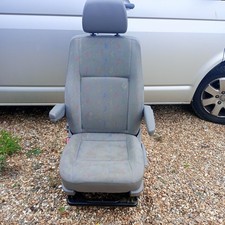 04- VW T5 T6 Transporter Caravelle Front Passenger Captain Seat Inca Trim & Base