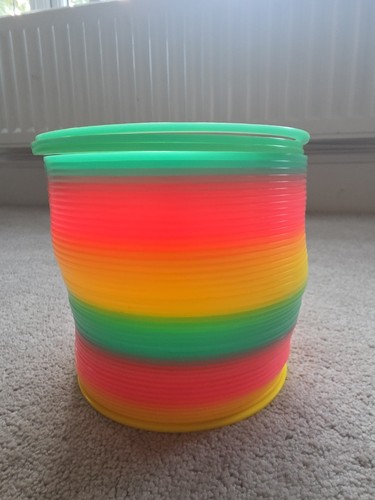 Giant rainbow slinky toy for - slinky,