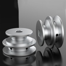 Aluminum V-Belt Pulley O/Z Double Groove V Belts Width 10mm Transmission Wheel