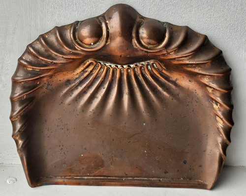Art nouveau solid copper crumb - solid,