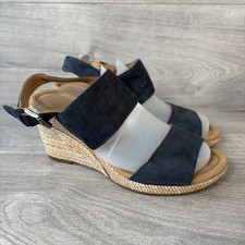 Gabor Sandals Womens Navy Blue
