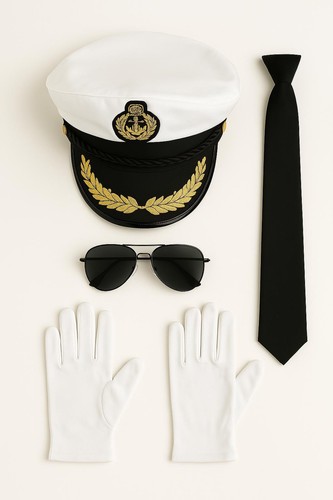 Captain satin hat - captain,