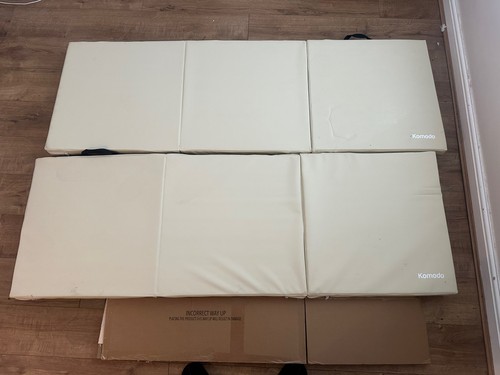 Yoga mat exercise crash tri - mat,