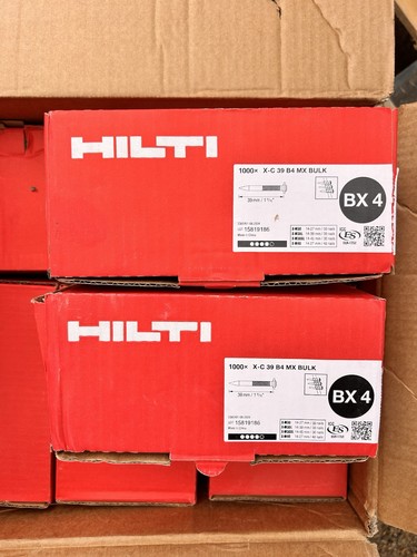 Hilti colatated nails for bx4 - hilti,