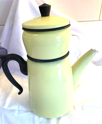 Vintage french enamel coffee - french,