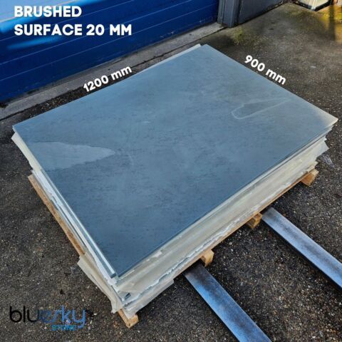Smooth slate fireplace hearths - slate,