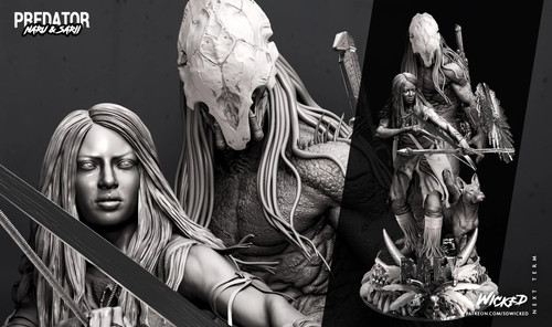 Printed 16k resin prey - printed,