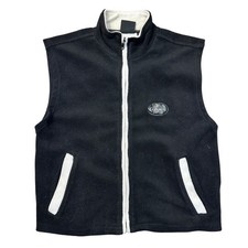 Guinness Fleece Gilet Jacket Regular Fit Black Mens Small