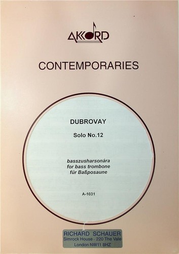 Dubrovay solo for - solo, no.12