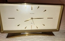 Vintage Swiss Bucherer ImHof -  8 Day Alarm Clock - Works Perfectly