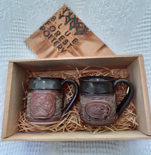 Blue Forest Pottery Pair of