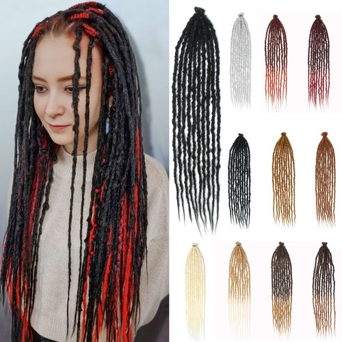 Soft crinkled locs - 24",