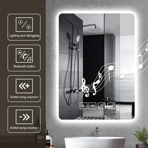 Bluetooth bathroom mirror - bathroom,