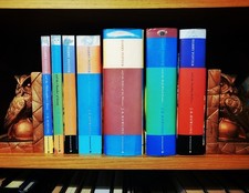 Harry Potter Full Set of 7 inc first editions (and rare misprint)