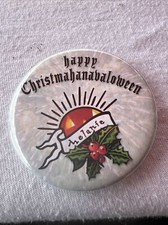Melanie Safka Happy Christmahanavaloween Pin