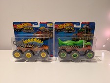Hot Wheels Monster Trucks BIG RIGS MOTOSAURUS  & MEGA-WREX 1:64 Diecast New