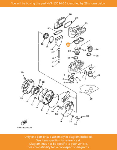 Yamaha cover manifold - cover,, 2