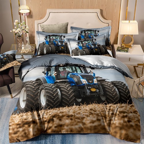 Car tractor duvet cover - car,